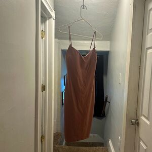 Windsor pinky nude body-con dress